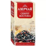 Азерчай чай черный Секрет Востока с айвой и цедрой апельсина, 25 пакетиков